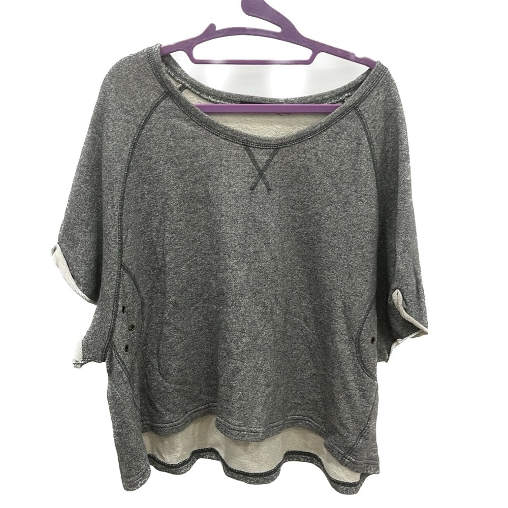 Sportsgirl oversized flowy French terry sweater